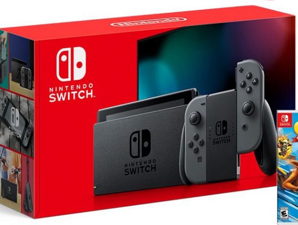 Nintendo Switch Gray HAC-001(-01) + Crash Team Racing Nitro-Fueled