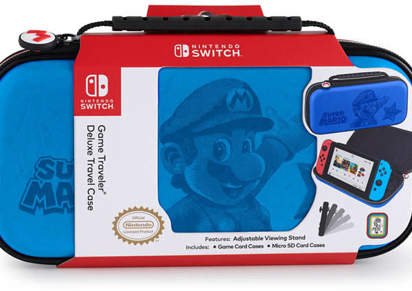 Чехол Deluxe Travel Case Nintendo Switch Super Mario Blue