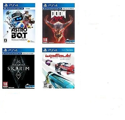 PS4 VR Doom vfr/Skyrim/Astro Bot/WipEout (Код)