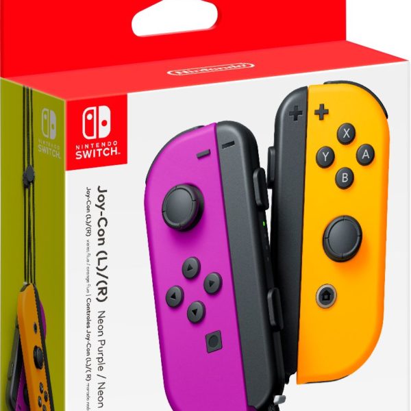 Ігровий контролер Joy-Con Nintendo Switch Neon Purple/Neon Orange