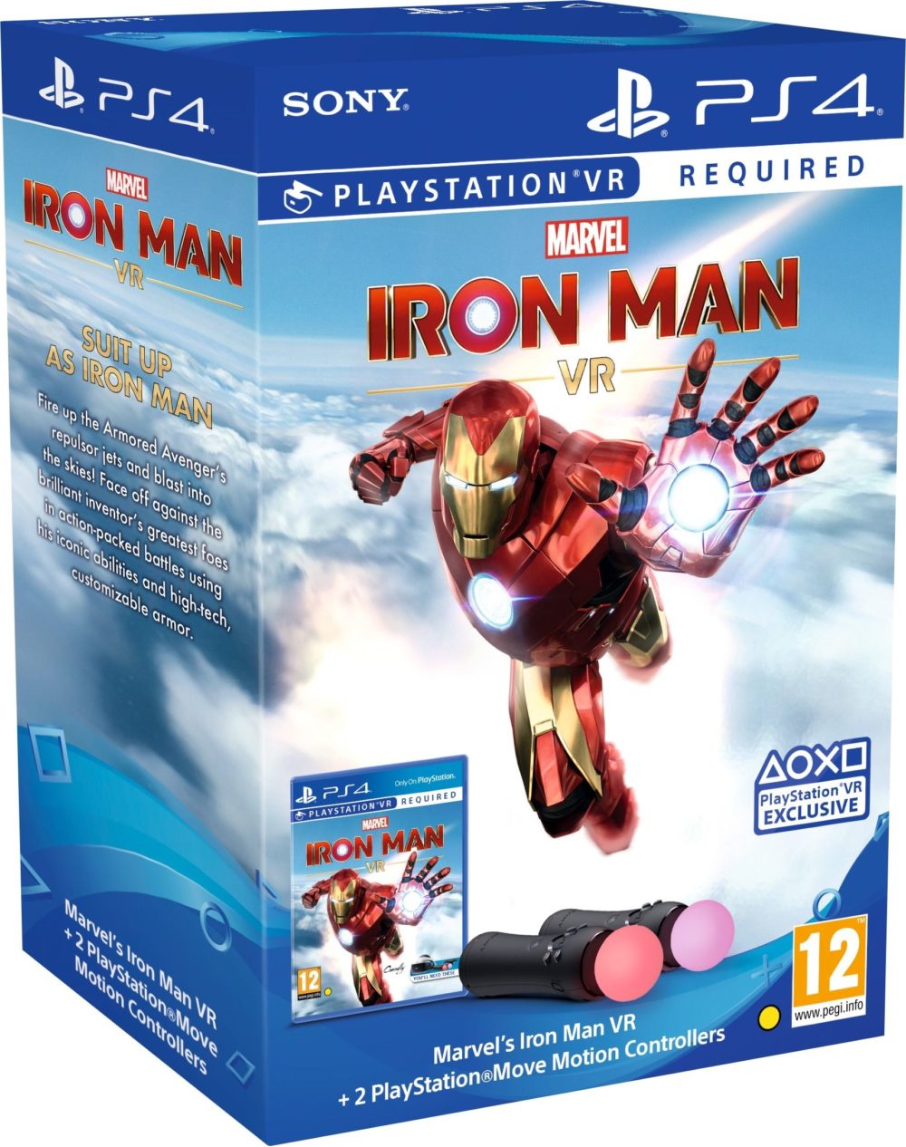 PS4 VR Move Motion Controller Marvel's Iron Man Bundle (eng, ru)