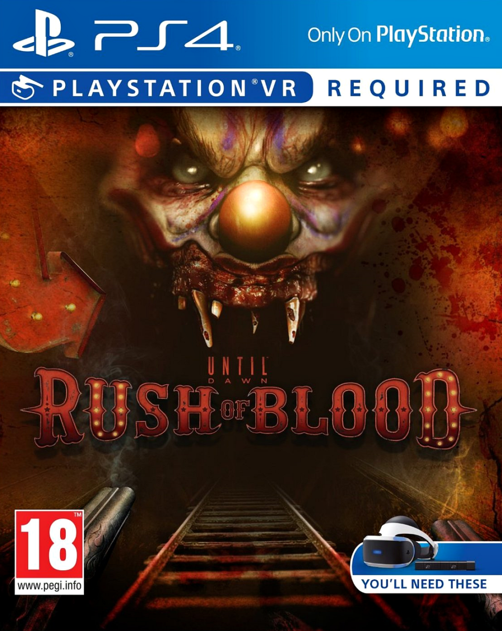 PS4 VR Until Dawn Rush of Blood (eng, ru)