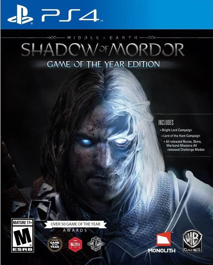 PS4 Middle Earth: Shadow of Mordor GOTY (eng, ru sub)