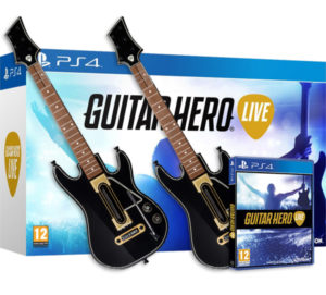 PS4 Guitar Hero Live с двумя гитарами