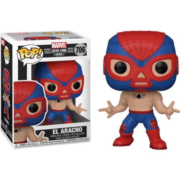 FunkoPOP! Bobble: Marvel: Luchadores: Spider: Man 53862