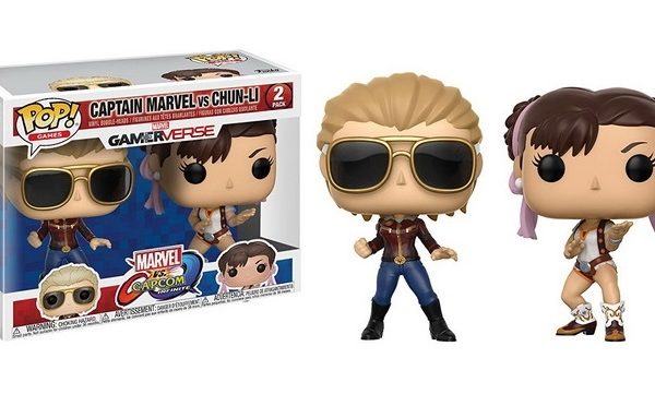 Funko POP! Vinyl 2-Pack: Cap vs. Mavl: Captain Marvel vs Chun-Li 22767