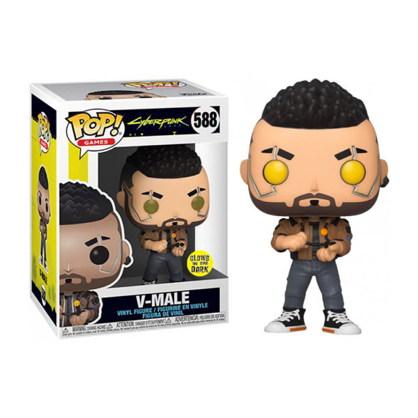 Funko POP! Vinyl: Games: Cyberpunk 2077: V-Male (GW) (Exc) 48015