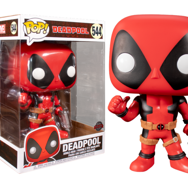 Funko POP! Bobble: Marvel: Deadpool: 10″ Deadpool ThumbsUp (RD) (Exc) 44725