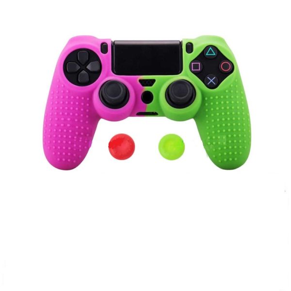 Силіконовий чохол для джойстика PS4 + насадки на стики 2шт