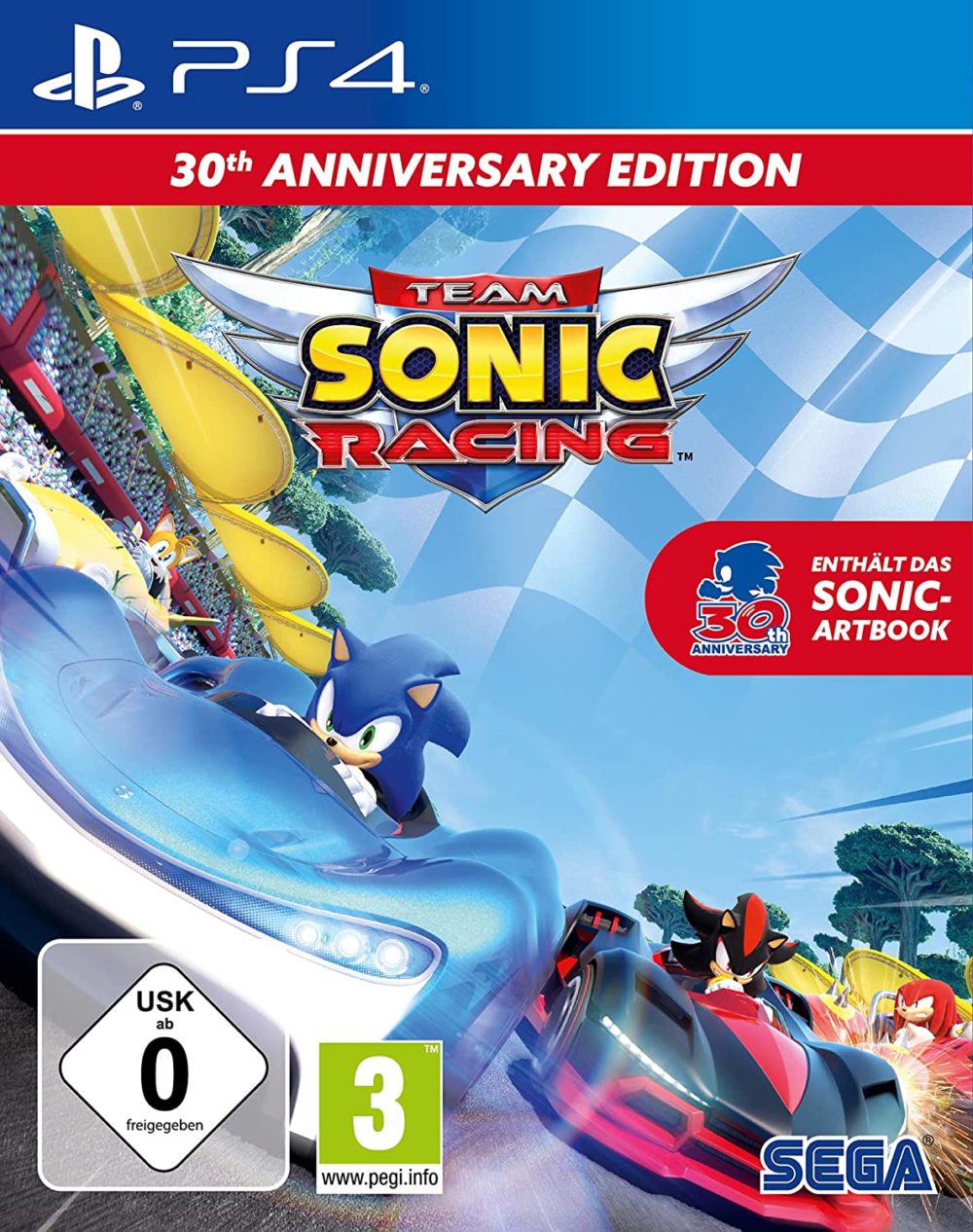 PS4 Team Sonic Racing 30TH Anniversary Edition (eng, ru sub)
