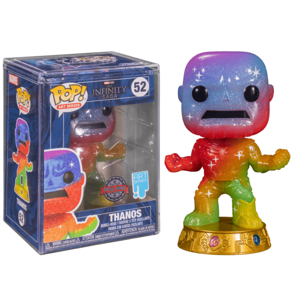 Funko POP! Art Series Bobble Marvel Infinity Saga Thanos (RNBW/MT) w/Case (Exc) 58245