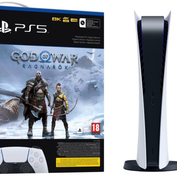 PlayStation 5 Digital Edition 825 GB+PS5 God of War: Ragnarok (код)