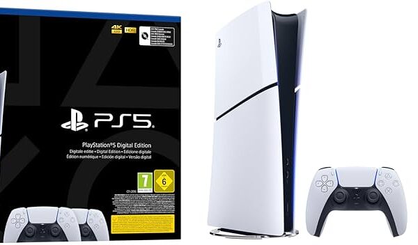 PlayStation 5 Slim Digital 1TB + PS5 Бездротовий контролер DualSense White