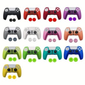 PS5 DualSense Силиконовый Чехол + накладки на стики