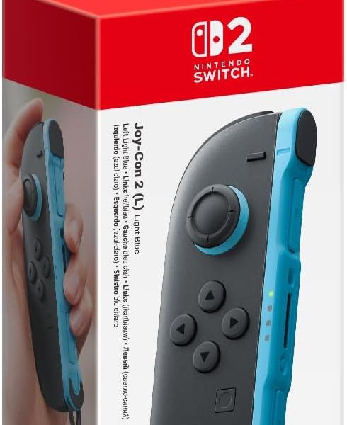 Левый игровой контроллер Nintendo Switch 2 Joy-Con 2 Light Blue
