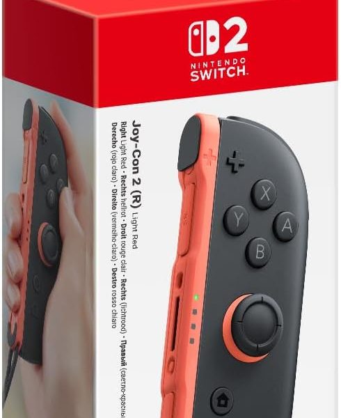 Правий ігровий контролер Nintendo Switch 2 Joy-Con 2 Light Red