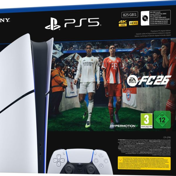 PlayStation 5 Slim Digital 825GB EA SPORTS FC 26 (код)