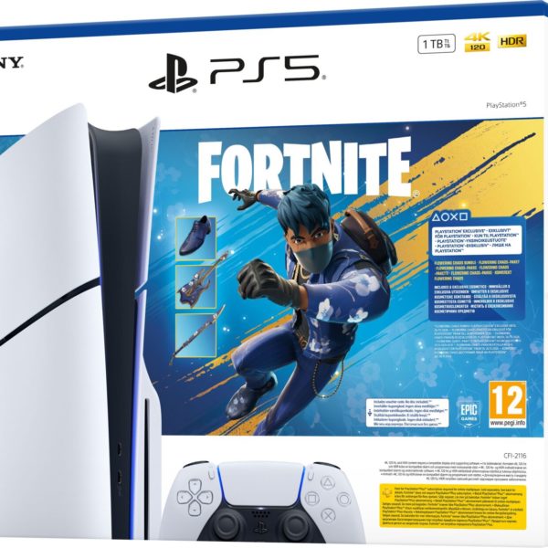 PlayStation 5 Slim 1TB Fortnite Flowering Chaos Bundle