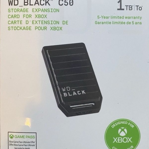 Зовнішній SSD накопичувач WD Black C50 1TB Storage Expansion Card для Xbox Series X/S