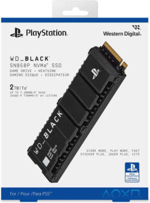 SSD диск WD Black SN850P 2 TB для PS5