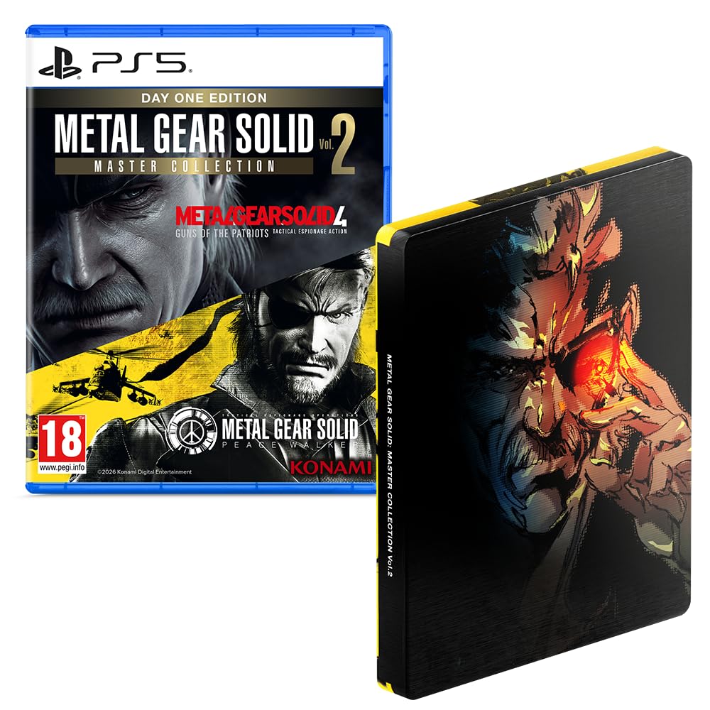 PS5 Metal Gear Solid Master Collection Volume 2+ Steelbook (eng)