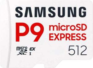 Карта памʼяті Samsung P9 Express microSDXC 512GB для Nintendo Switch 2 (Нова, без упаковки)