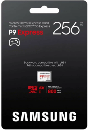 Карта пам’яті Samsung P9 Express microSDXC 256GB для Nintendo Switch 2