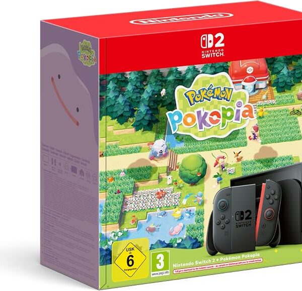 Портативна ігрова консоль Nintendo Switch 2 Black Pokemon Pokopia Bundle